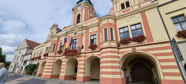 Radnice - Mělník - Architektonické památky - Městská architektura - Středočeský kraj - Mělník