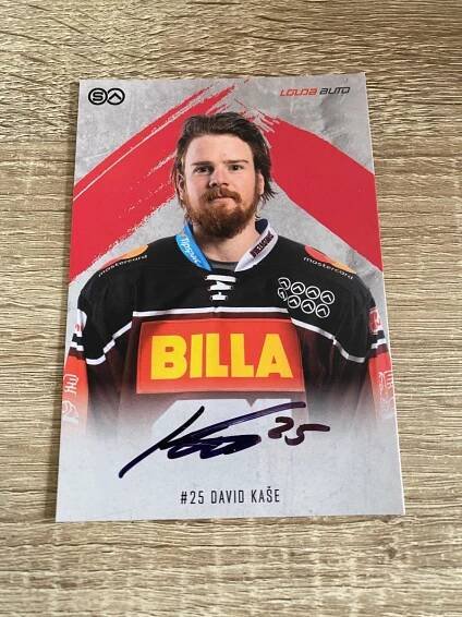 Autogram-David Kaše-HC Sparta Praha-Oficiální Karta - Ostatní sběratelské předměty