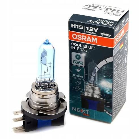 Osram Cool Blue Intense H15 PGJ23t-1 12V 15/55W 64176CBN