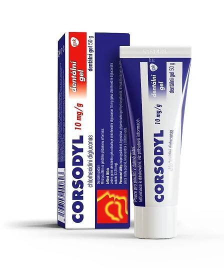 Corsodyl 1% gel 50 g