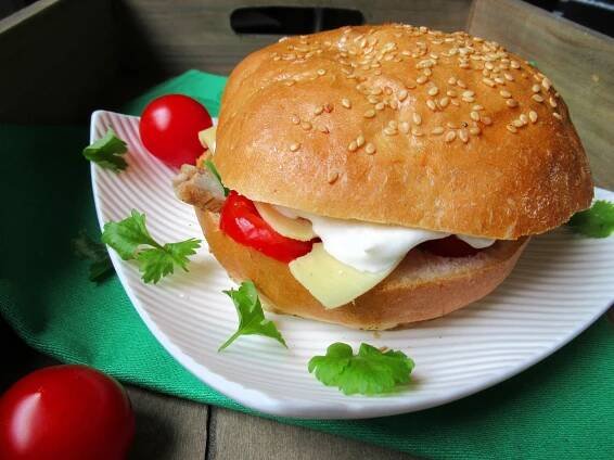 Plněné žemle - Tortas - fotografie 3 - TopRecepty.cz
