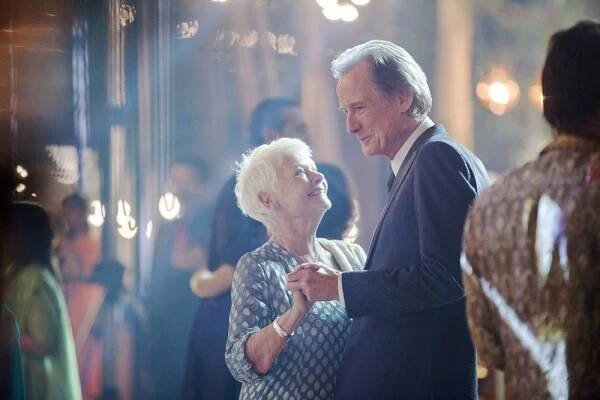 THE SECOND BEST EXOTIC MARIGOLD HOTEL, from left: Judi Dench, Bill Nighy, 2015. ph: Laurie Sparham/TM & copyright © Fox Searchlight. All rights reserved