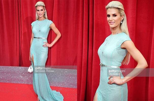 SARAH JAYNE DUNN DRESSED BY RAQUEL BALENCIA FOR BRITISH SOAP WARDS 2018
