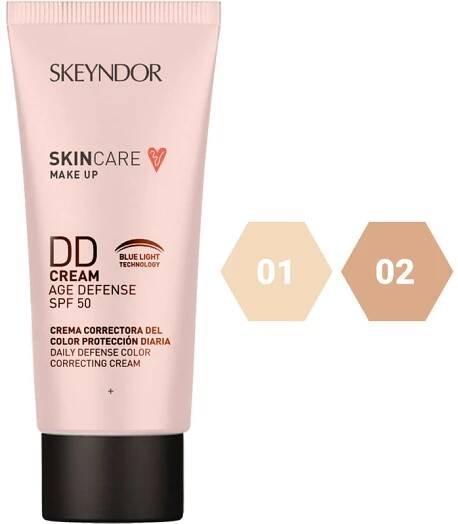 Skeyndor Skincare Makeup DD Cream SPF50 lehký tónovací krém pro všechny typy pleti 01 40 ml od 1 541 Kč - Heureka.cz