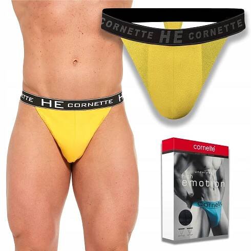 TANGA PÁNSKÉ bavlněné sportovní HIGH EMOTION 502 Cornette