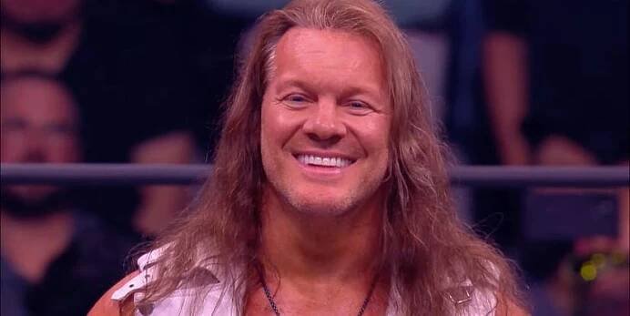 Chris Jericho smiles wide during a segment on AEW Rampage.