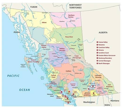 Provinces Map