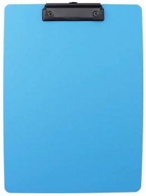 Clipboard light plastic Blue Colour
