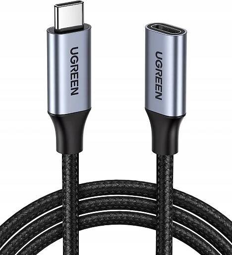 Prodlužovací kabel USB-C 3.1 Gen2 4K 100W 5A 1 m černý UGREEN