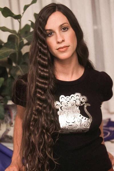 Singer Alanis Morissette 20 yrs. old. Photographed in 1995 in Austin, Texas 