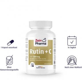 Rutin + C Capsules 500 mg