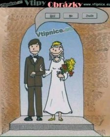 Vtipné a srandovní obrázky s textem na Facebook - svatba