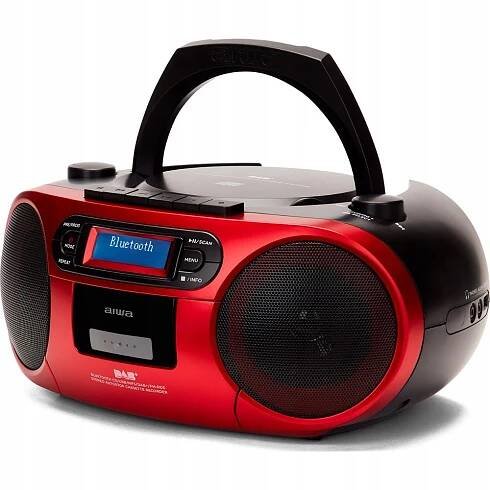 Radiomagnetofon s CD Aiwa BBTC-660DAB/RD