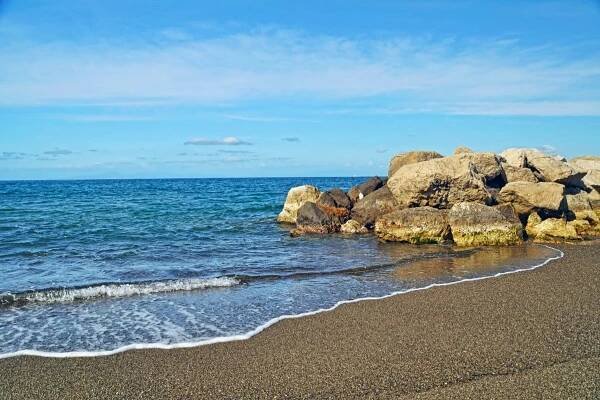 Pláž, Ischia, Itálie