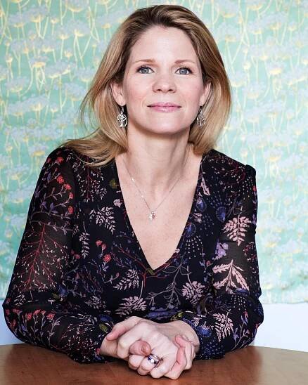 Kelli O'Hara before her masterclass 
