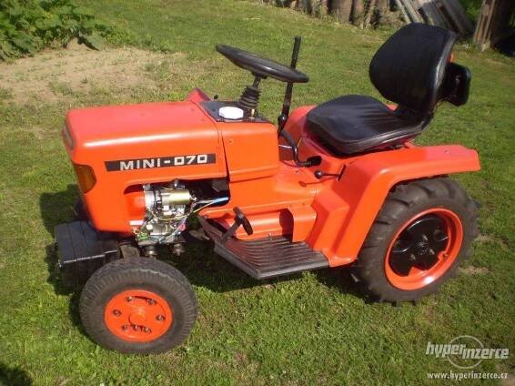 Prodám traktor MT8-070 mini s motorem 13HP - bazar - Hyperinzerce.cz