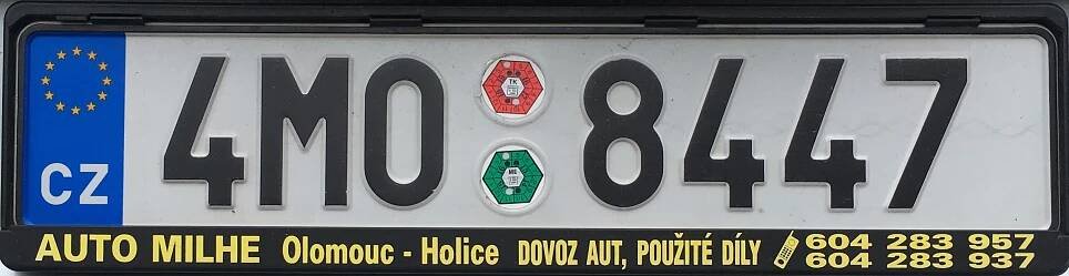 Registrační značky: M - Olomoucký kraj, foto: vlastní