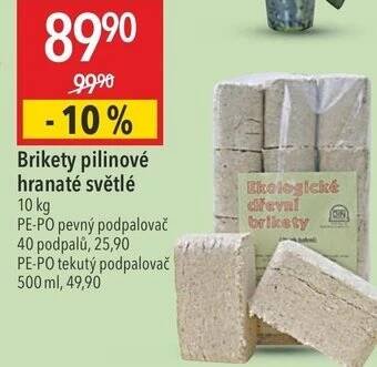 Globus Brikety pilinové hranaté světlé nabídka