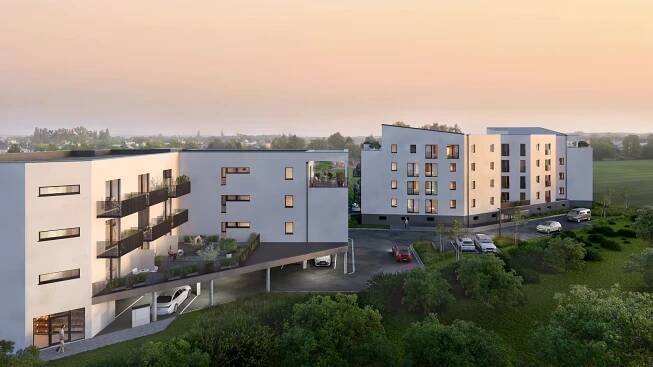 Nové byty v Hradci. Začala stavba projektu Bydlení Plotiště ~ HKCITY