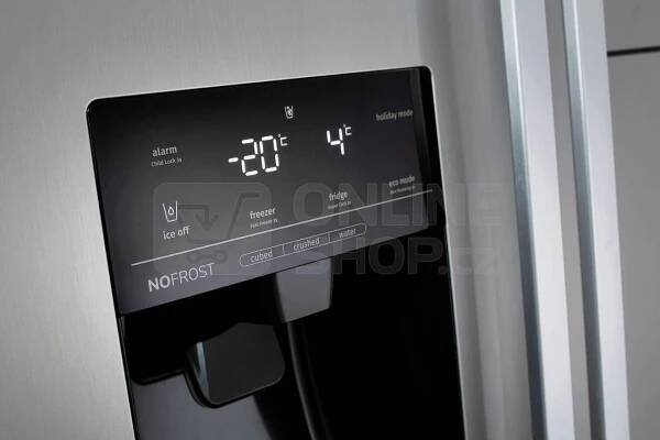 Dvojdverová chladnička Gorenje NRS9182VXB1 Obalový materiál kov