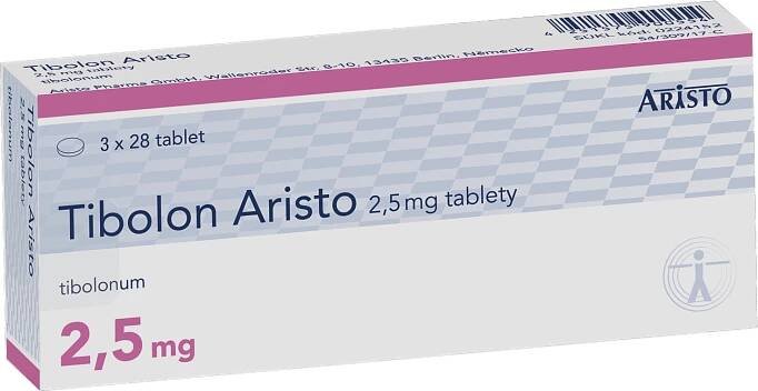 Tibolon Aristo 2,5 mg | Aristo-pharma.cz