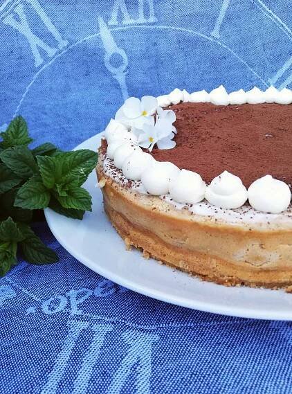 Pečený Tiramissu Cheesecake bez váženia - recepis.sk - denne nové recepty pre celú rodinu