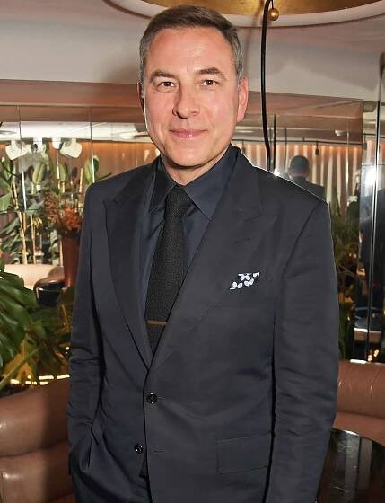 David Walliams attends an intimate dinner hosted by Mark Strong to celebrate "Temple" Series 2 at Folie on October 19, 2021 in London, England