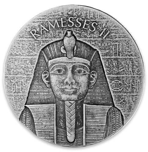 Stříbrná mince Ramesses II  2 oz 2017