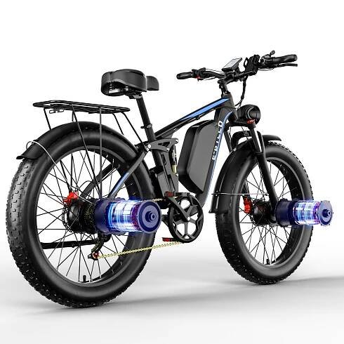 E-BYCCO EB7Pro 2000W dvoumotorové elektrokolo 26inch 48V23AH Max. rychlost 55KM/H