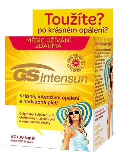 GreenSwan GS Intensun 60 kapslí + 30 kapslí ZDARMA