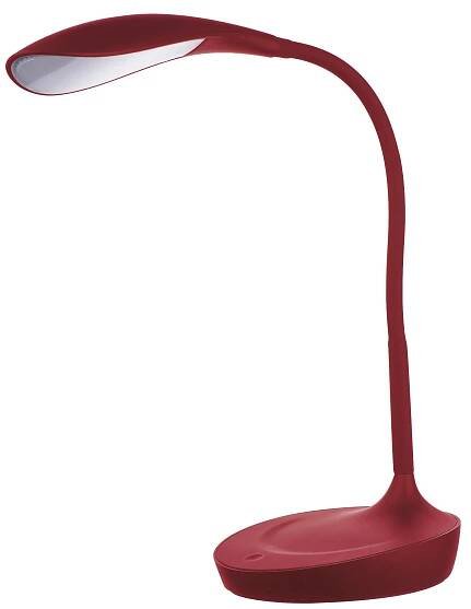 EMOS LED stolní lampička DEL-1321 červená, USB *Z7596R | ExaSoft.cz