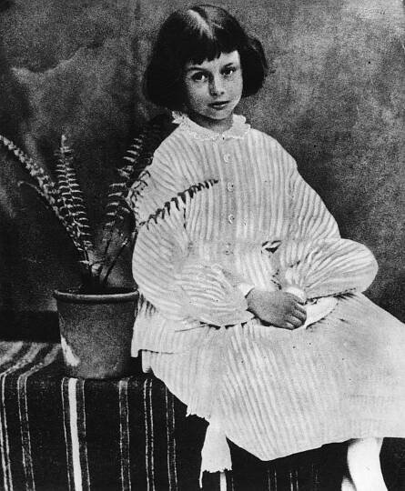 Portrait d'Alice Liddell fait par Lewis Carroll en 1860