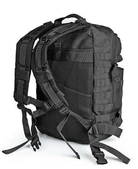 BATOH PŘEŽITÍ TAKTICKÝ VOJENSKÝ TURISTICKÝ 45L ČERNÝ Model PLECAK TAKTYCZNY WOJSKOWY MILITARNY TURYSTYCZNY