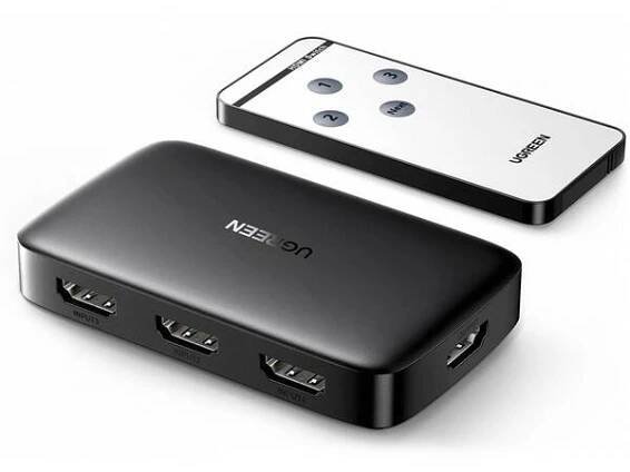 HDMI rozbočovač UGREEN HDMI Switcher 3 In 1 Out 4K@30HZ (80125) - zánovní - 24 měsíců záruka