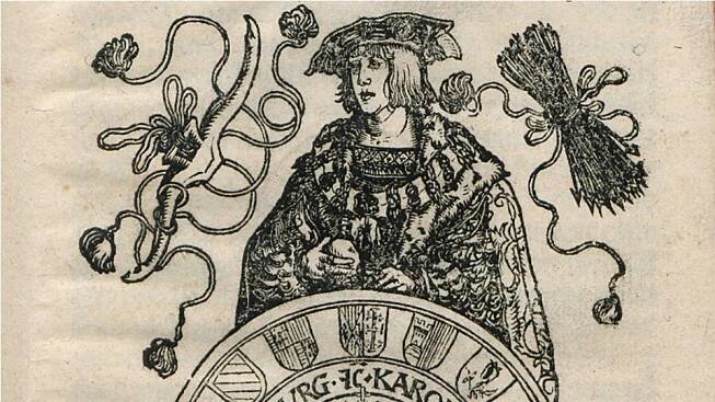 Von der Chür unnd Wal des großmächtigsten Koenigs Karolum. 1519