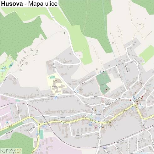 Husova - mapy | Kurzy.cz