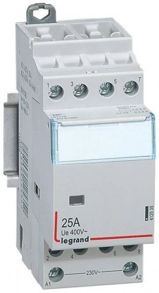 Stykač 412535 25A 4N/O 230V PL1
