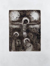 Reynek Bohuslav – Stromy u cesty, kresba tuší na ručním papíře, 1918