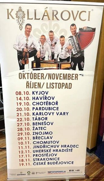 Populární slovenská skupina KOLLÁROVCI je velmi žádaná i v České republice, kde aktuálně probíhá jejich podzimní turné