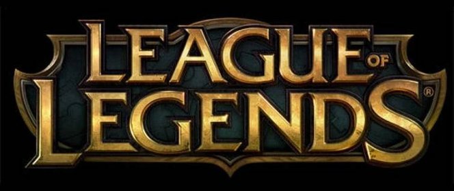 Close Up League Of Legends Logo Wallpaper