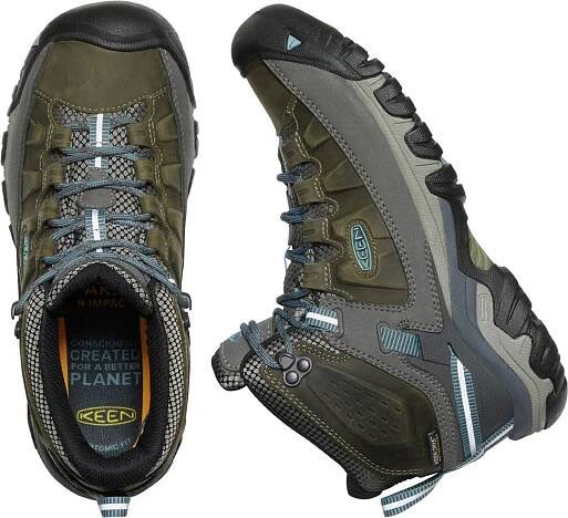 Dámské boty KEEN TARGHEE III MID WP WIDE W, magnet/atlantic blue