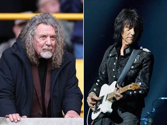 [L-R] Robert Plant and Jeff Beck