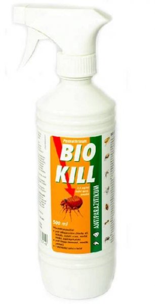 Bio Kill kožní sprej pro psy, morčata, křečky a exotické ptáky 500 ml