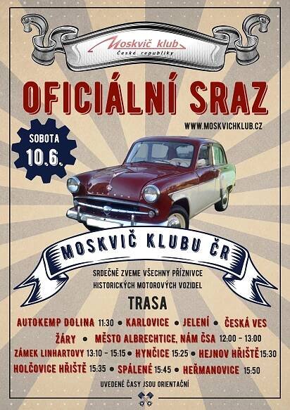 Sraz Moskvičů: Holčovice