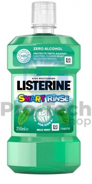 Dětská ústní voda Listerine Smart Rinse Mint 250ml 30577 - Protechshop.cz