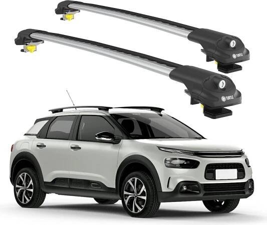 TURTLE STŘEŠNÍ NOSIČ AIR-1 CITROEN C4 CACTUS 2014 - 2024, Silver
