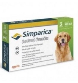 Simparica 80mg Chewable Tablets For Dogs >20-40 kg (44-88 lbs)