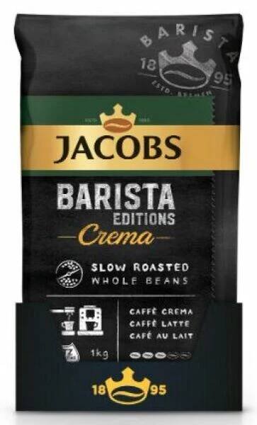 Jacobs Barista Crema zrnková káva 1000 g