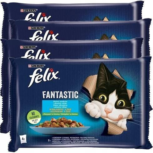 FELIX FANTASTICKÉ RYBÍ PŘÍCHUTĚ S ŽELÉ 16x85 g