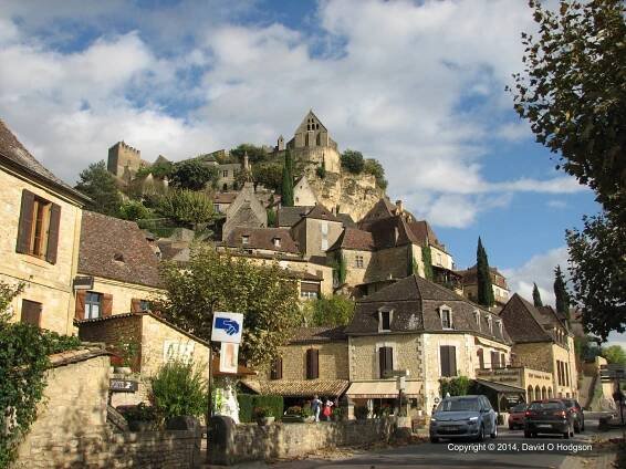 Beynac from below, 2014